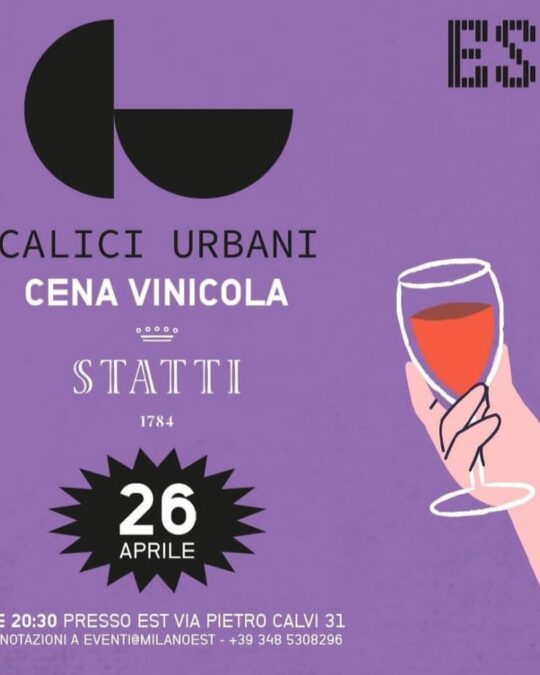 Cena degustazione: calici urbani a Milano