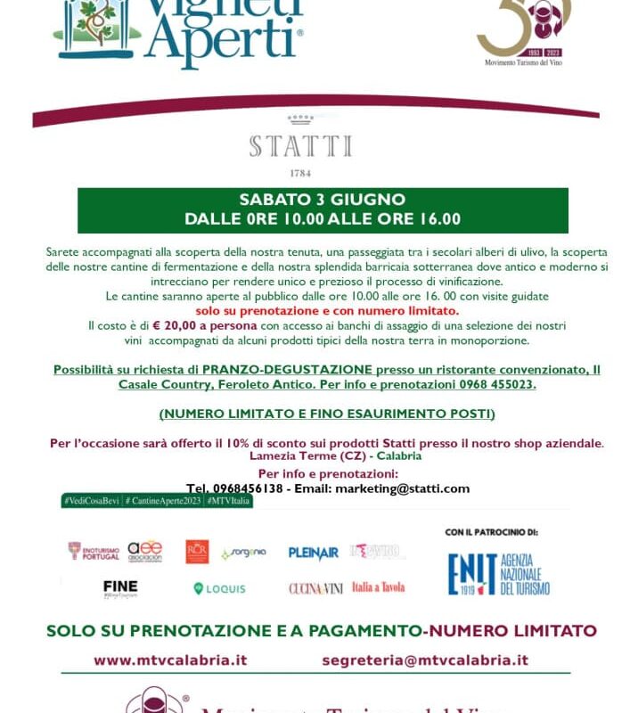 Cantine aperte e vigneti aperti