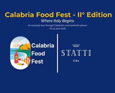 STATTI  è partner del Calabria Food Fest 2026: un viaggio nell’autentica Calabria